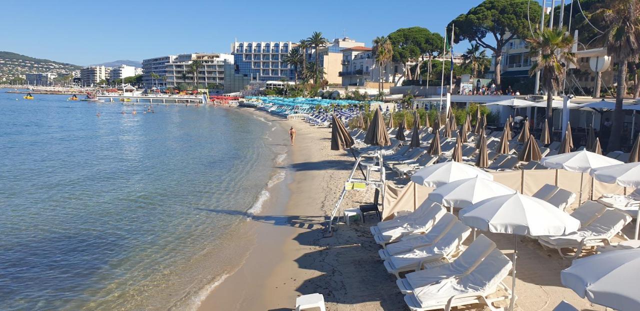 Le Sun-Beach - Spacieux 3 Pieces Avec Parking A 400 M Des Plages De Juan-Les-Pins Eksteriør billede